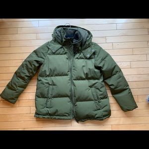 Madewell Olive Green Puffer Jacket